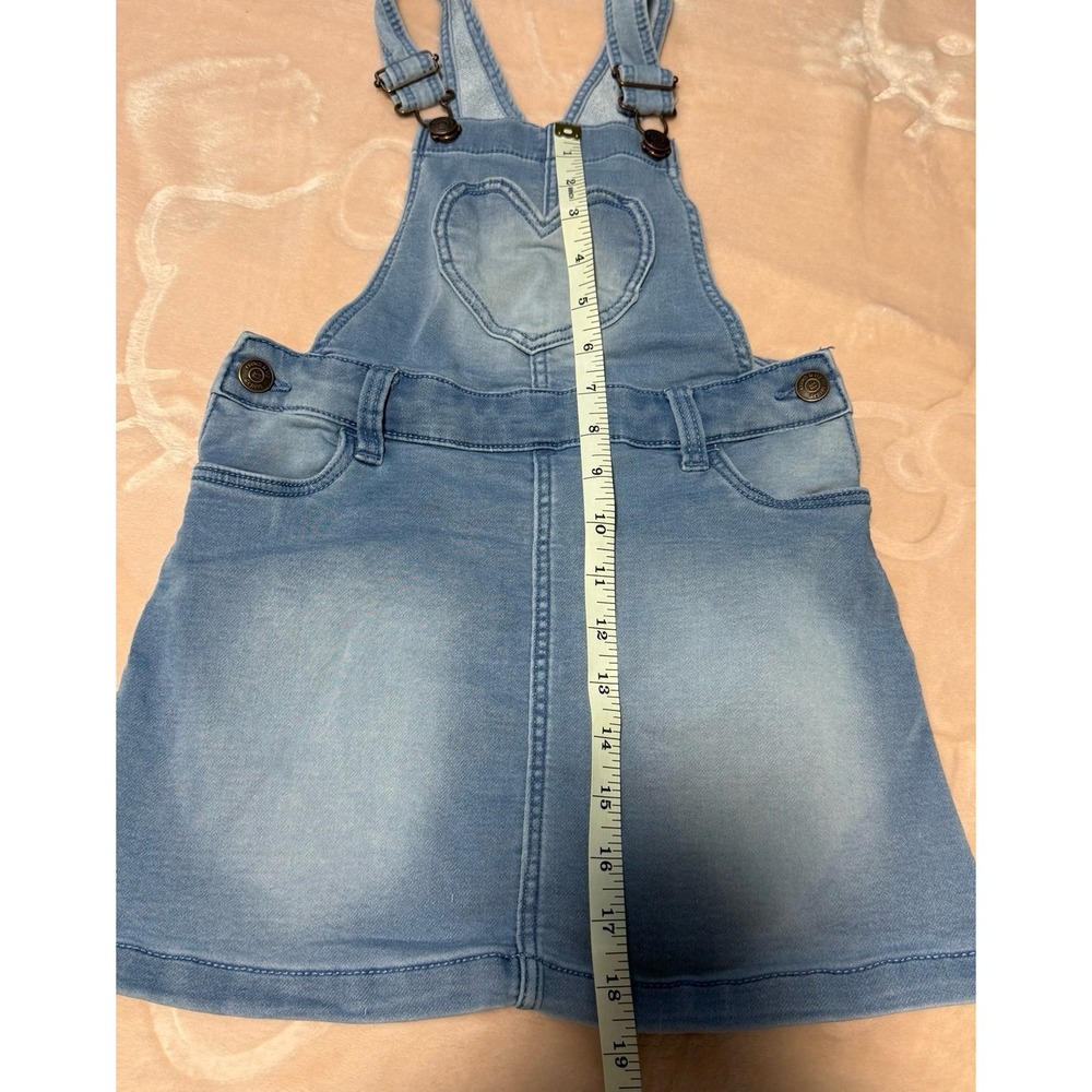 Crown and Ivy Kids size 5 Heart skirt overall jumper with heart pocket - Picture 3 of 7